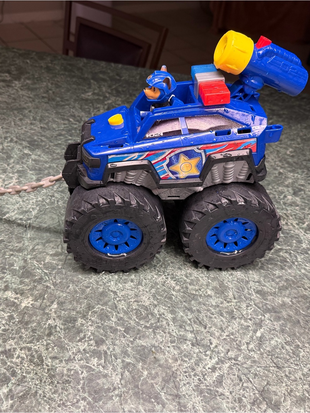 Paw Patrol Blue Monster Truck with Yellow Launcher